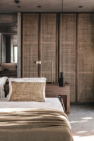 ombine textiles of natural compositions and color to add different textures, adorn your cupboards with charmingly irregular ceramic shapes and add woven furniture and pieces