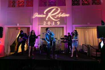 Luxury wedding at The Vault in Tampa with Paradigm Party Band wedding band