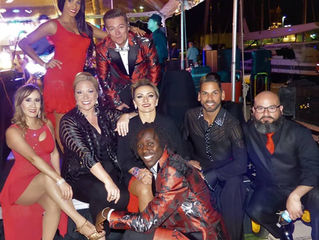 Latin Ambition Performs at Private Yacht Marina Party