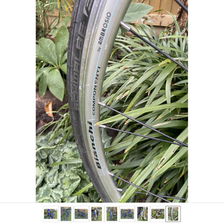 Bianchi rear wheel from eBay listing of Via Nirone 7