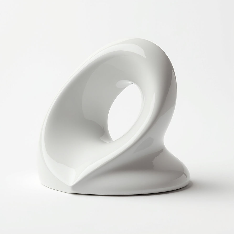 Abstract Desk Sculpture