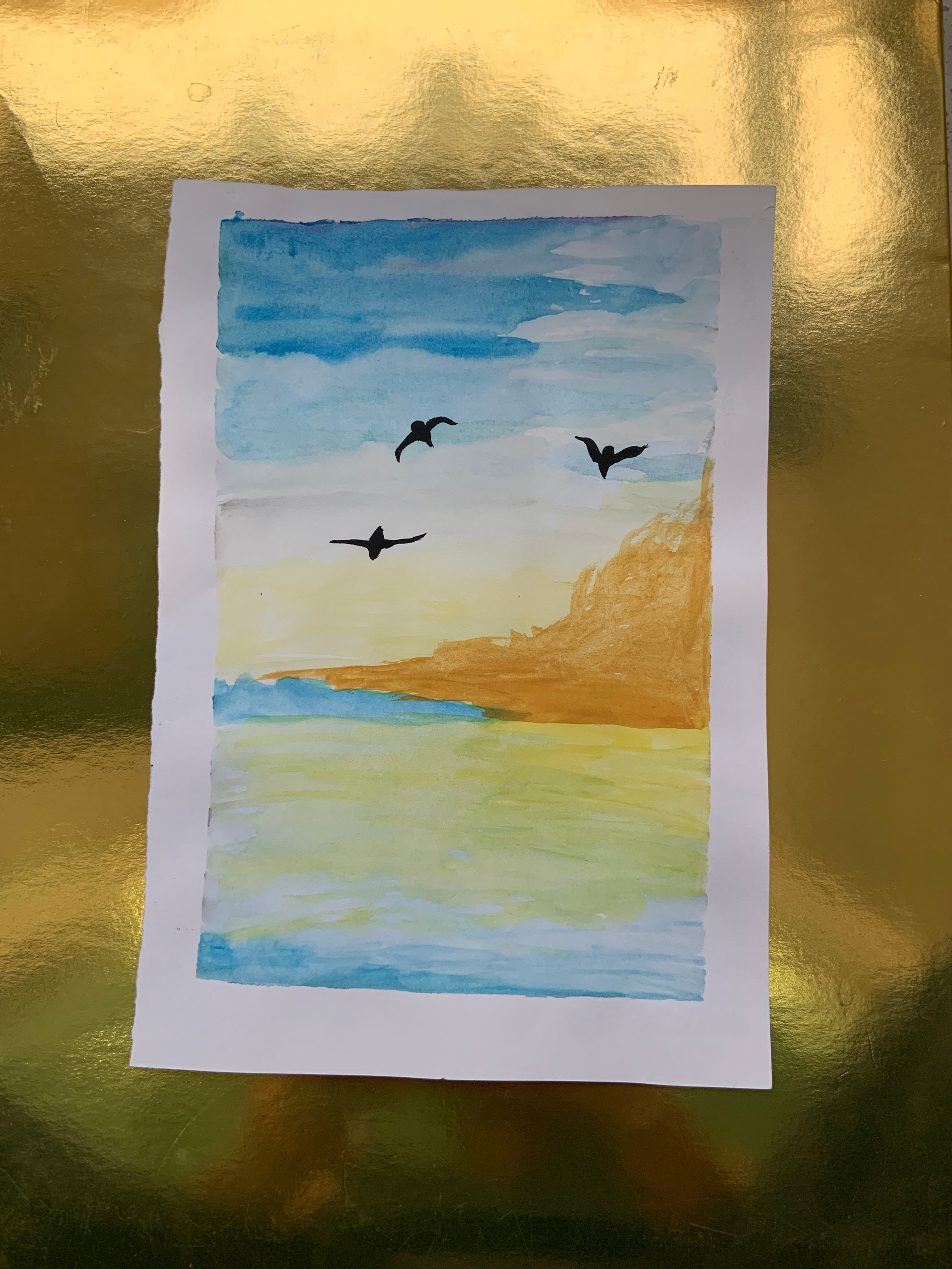 Water color floral painting