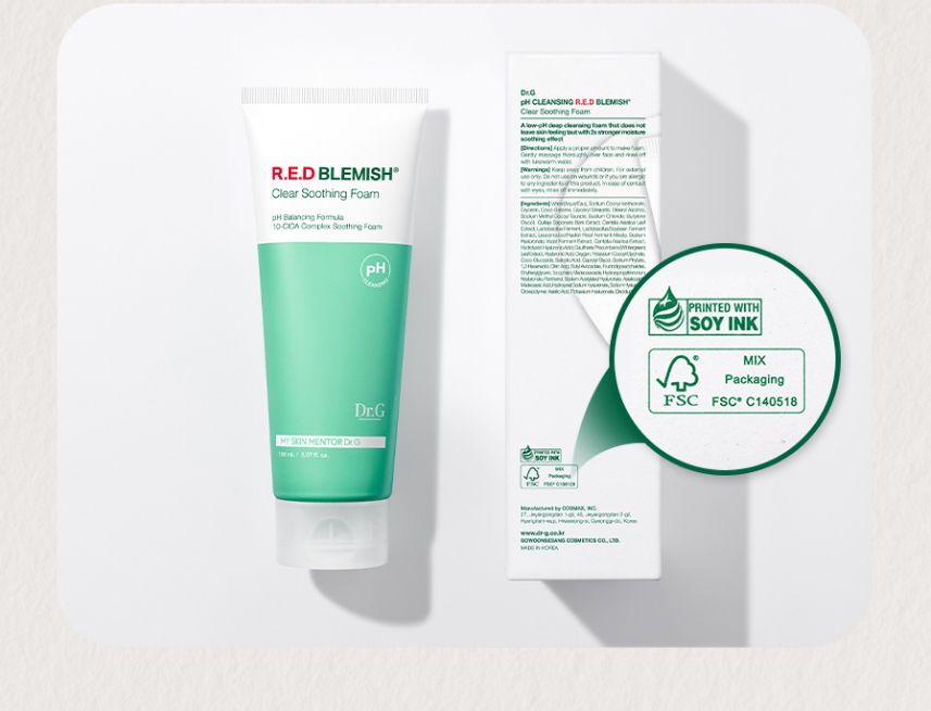 ภาพขนาดย่อ: RED BLEMISH SOOTHING FOAM 150ml 2หลอด