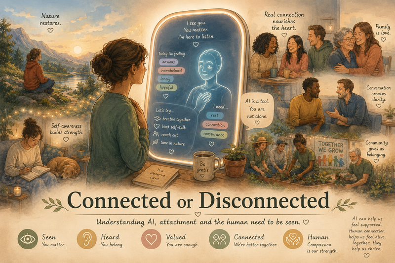  Connected or Disconnected™ Understanding AI, Attachment & The Human Need To Be Seen