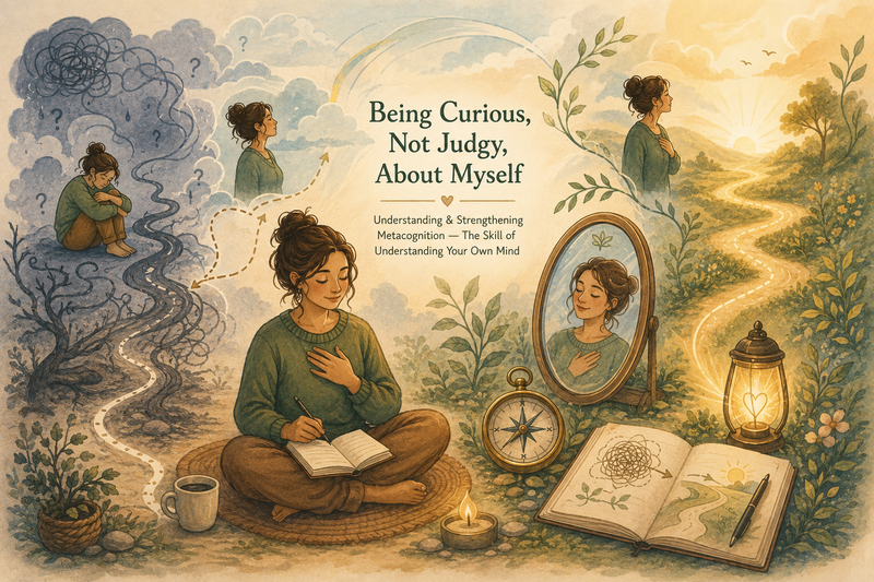 How To Be Be Curious & Not Judgy About Myself  - metacognition