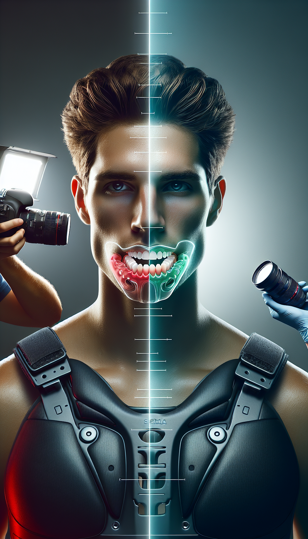 Night guards and sports mouthguards for dental protection and prevention of tooth damage and injury
