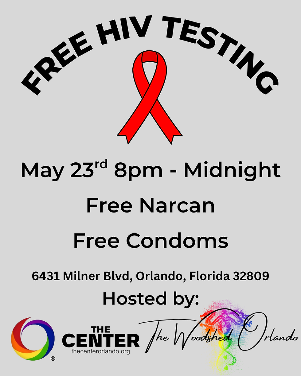 The Center Orlando - Free HIV Testing - Free Condoms - Free Narcan
