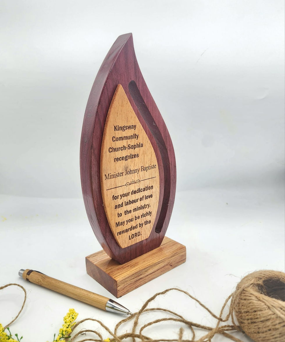 Thumbnail: Wooden Flame Trophy