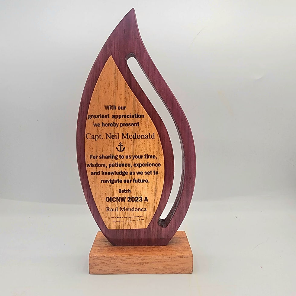Thumbnail: Wooden Flame Trophy