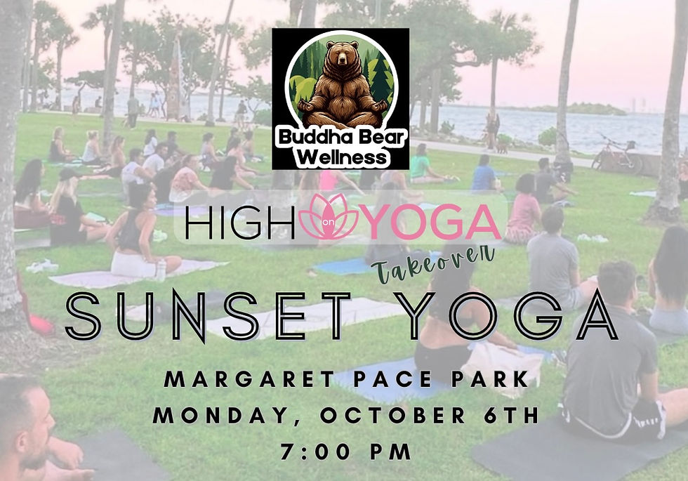 Margaret Pace Park Monday Sunset Yoga