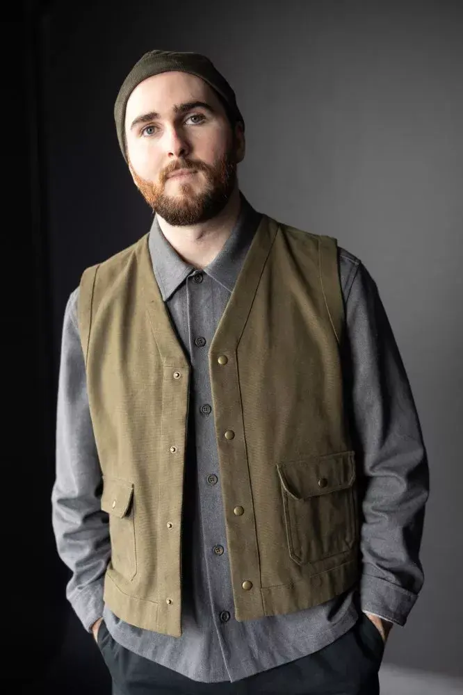 Thumbnail: Olive 9oz Utility Fabric - Merchant and Mills