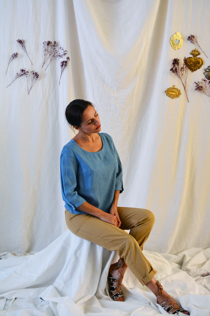 Thumbnail: Niki Dress/ Top Sewing Pattern by Maison Fauve