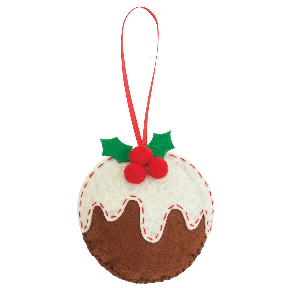 Thumbnail: Felt Decoration Kit: Xmas Pud