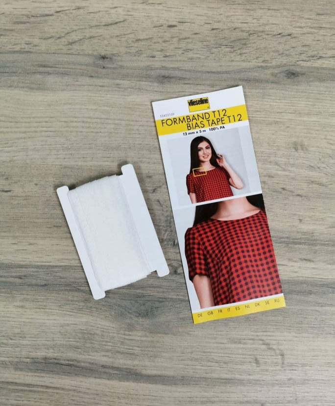Vlieseline Iron-on Formband T12 Bias Tape - White