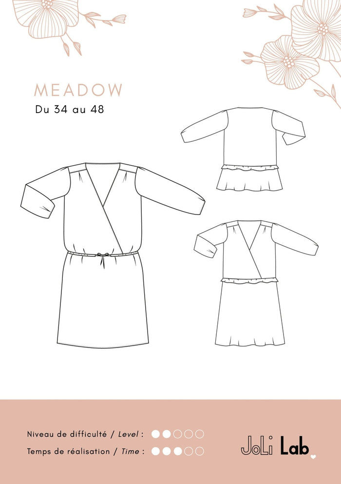 Joli Lab - Meadow Dress/ Blouse Sewing Pattern