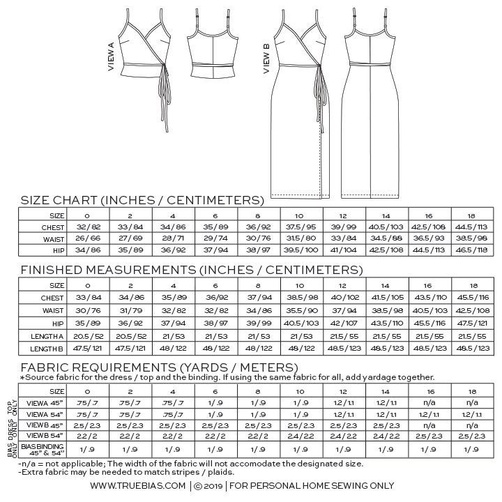 Thumbnail: True Bias - Calvin Wrap Dress & Top Sewing Pattern
