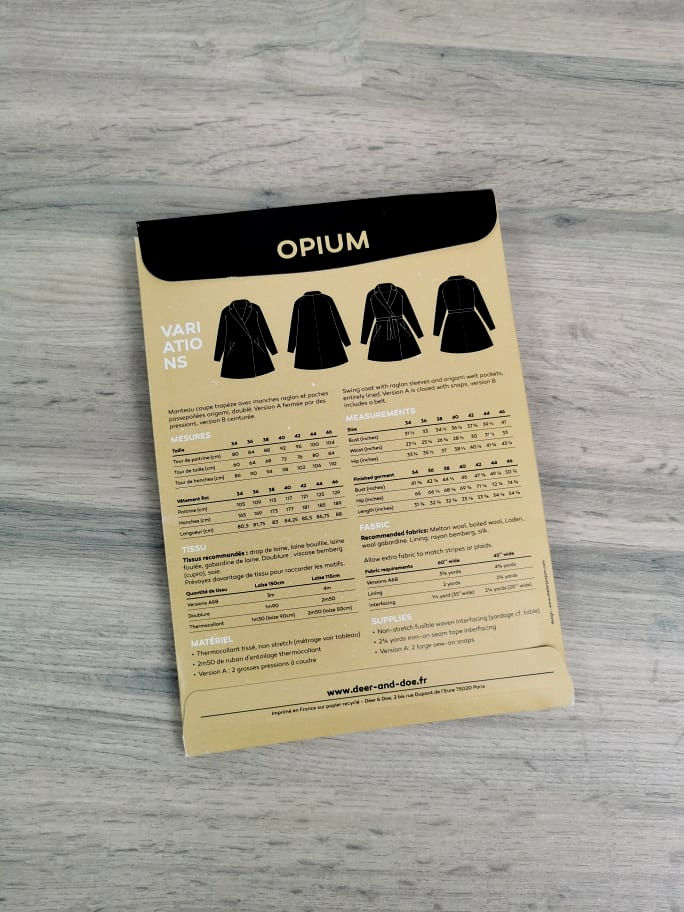 Thumbnail: Deer and Doe - Opium Coat Sewing Pattern