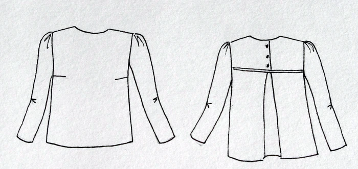 Thumbnail: Violette Blouse Sewing Pattern by Maison Fauve