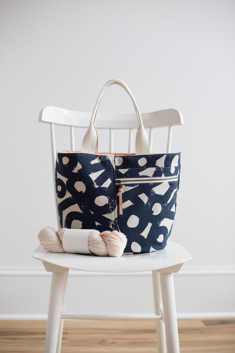Crescent Tote Bag Sewing Pattern by Noodlehead