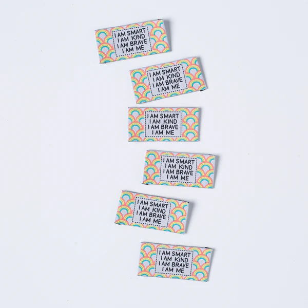 Thumbnail: Little Rosie Cheeks 'I AM ME' Pack of 6 sewing labels
