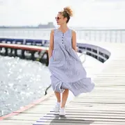 Thumbnail: Lisa Dress Paper Pattern By Tessuti
