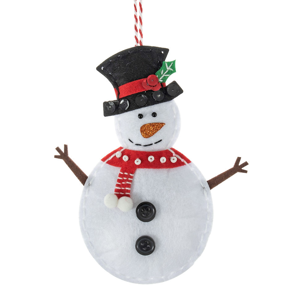 Thumbnail: Felt Decoration Kit: Snowman