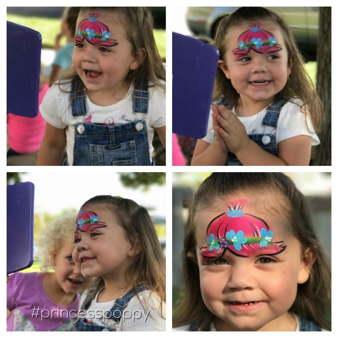 Princess Poppy face paint