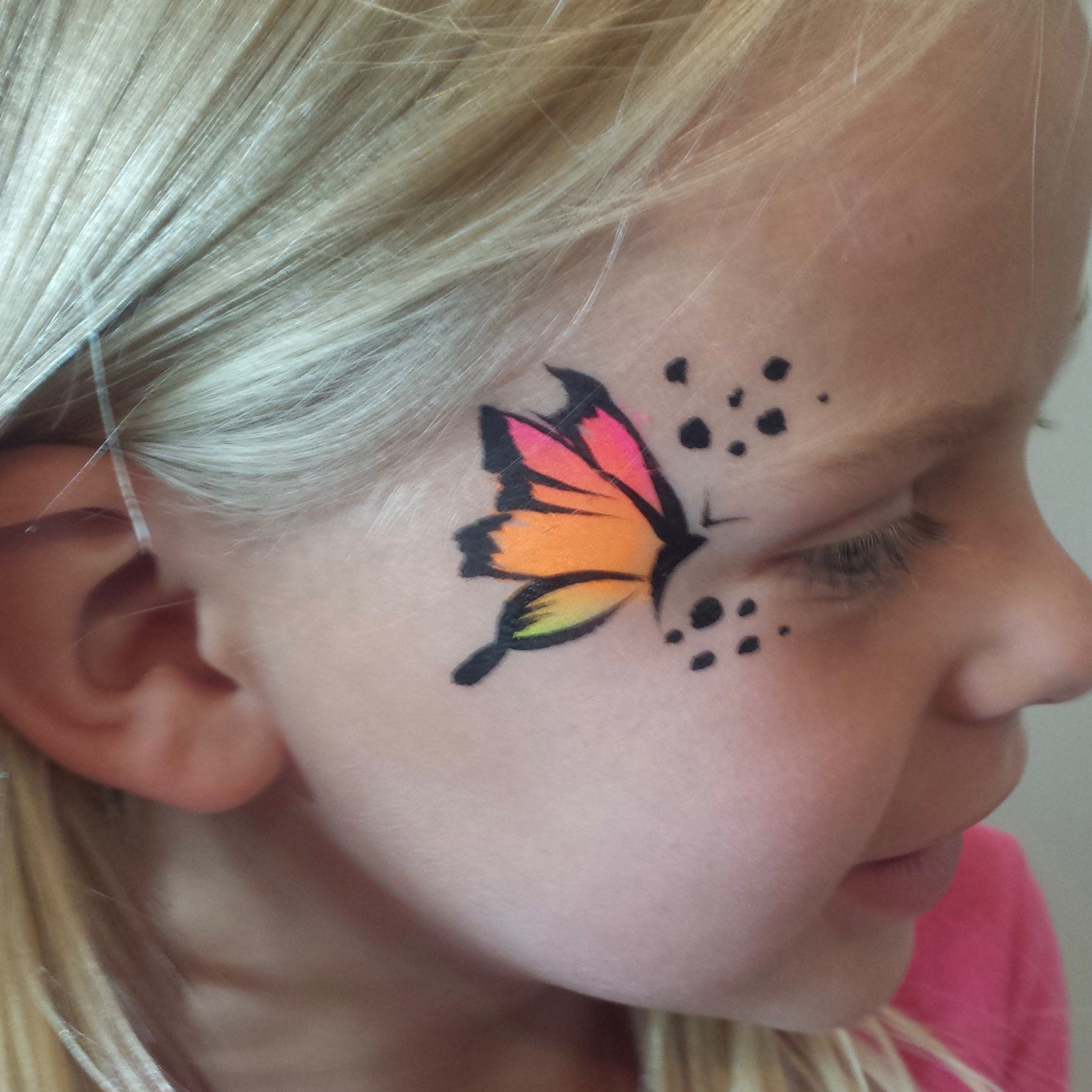 Butterfly face paint