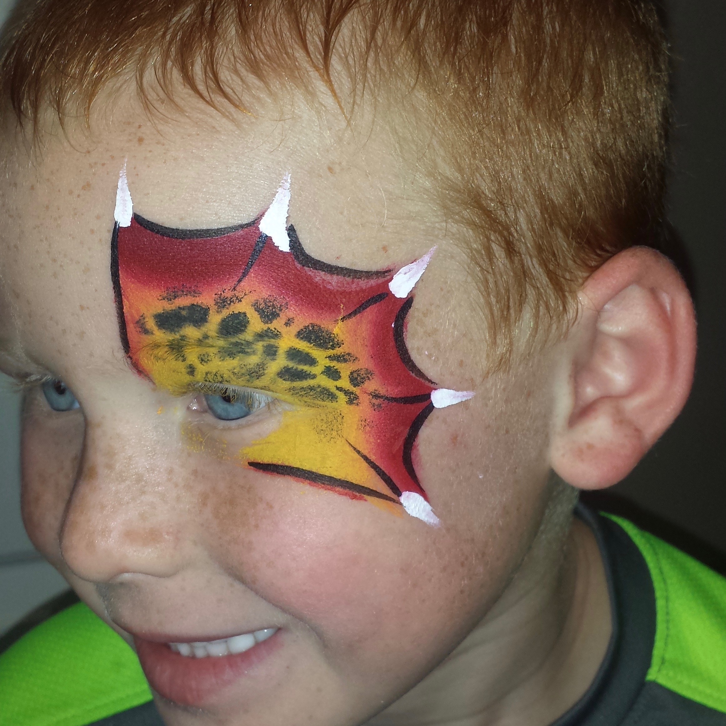 Dragon face paint