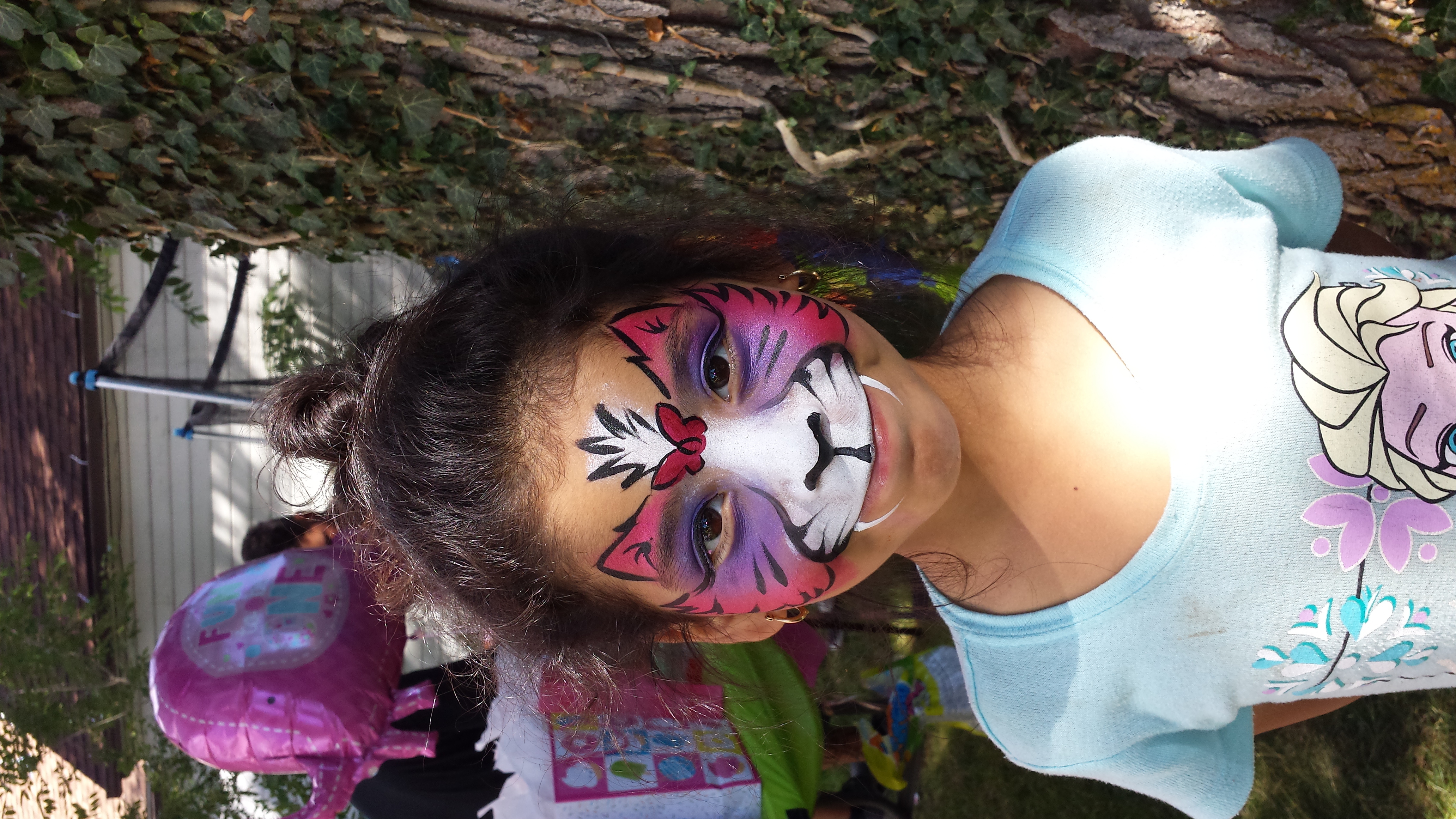 Kitty cat face paint