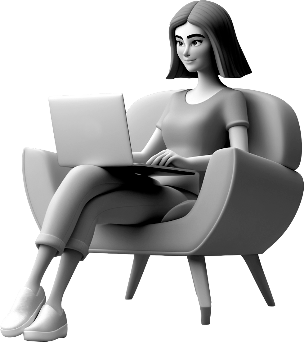 3d-rendering-cartoon-like-woman-working-computer 1