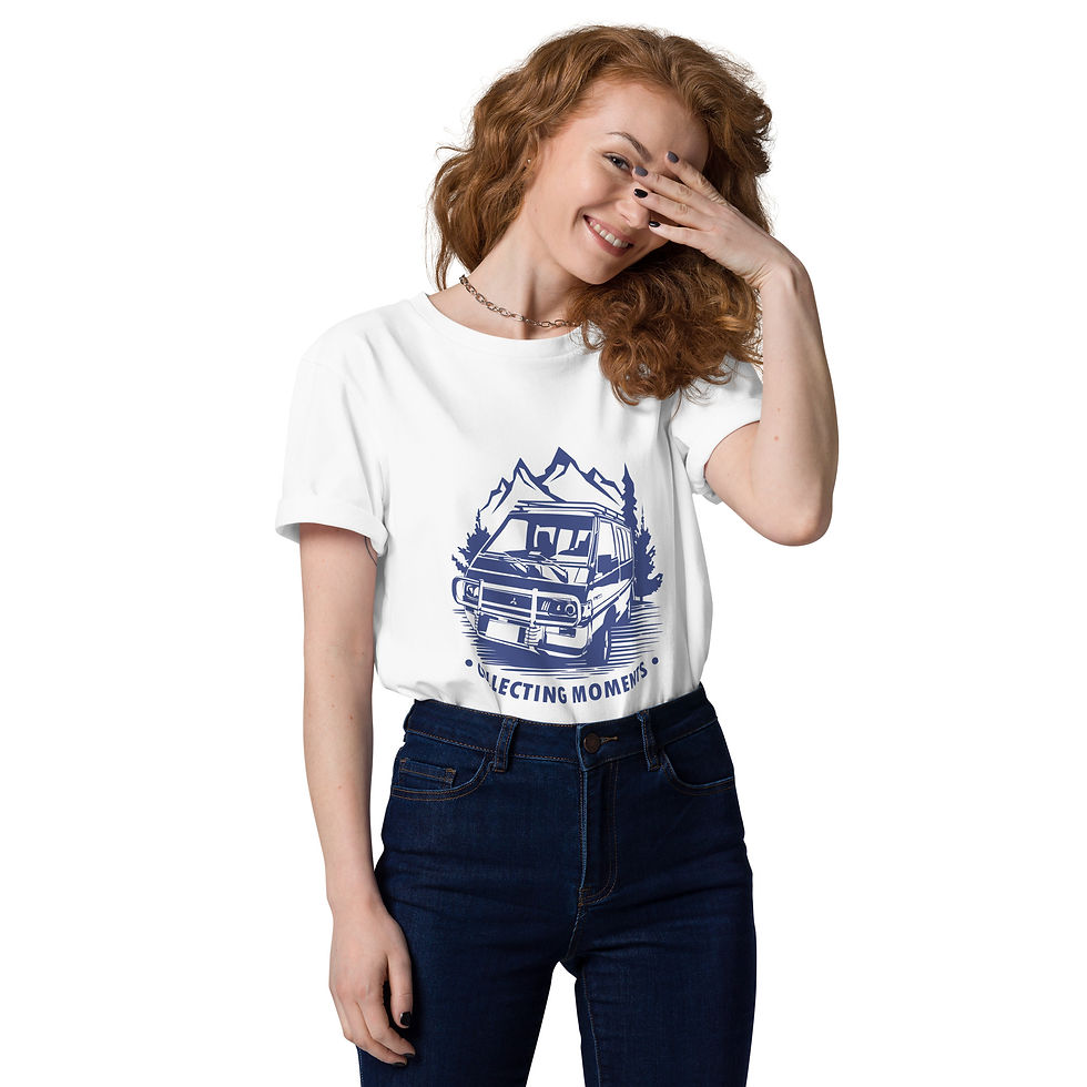 Miniatura: Camiseta unisex de algodón orgánico - Collecting moments