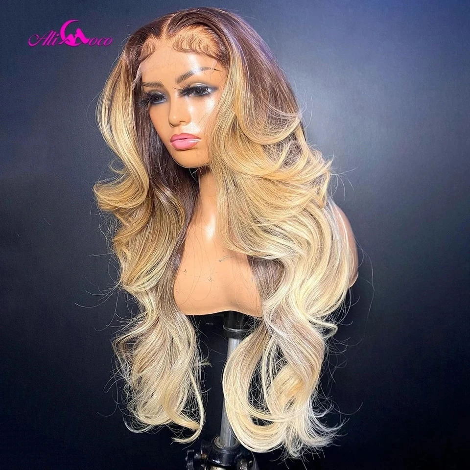 Thumbnail: 
Cocobrown with blonde lace Glueless Human Hair wig, #hurrywhilestockslast💃💃💃