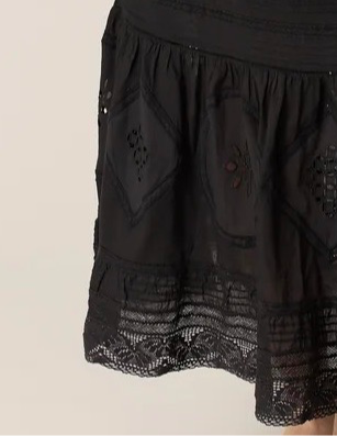 Miniature : LEON&HARPER - JUPE JINTA LACE CARBONE