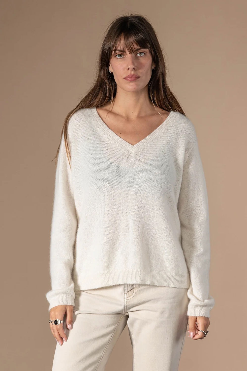 ANONYM - PULL ANGE - ECRU