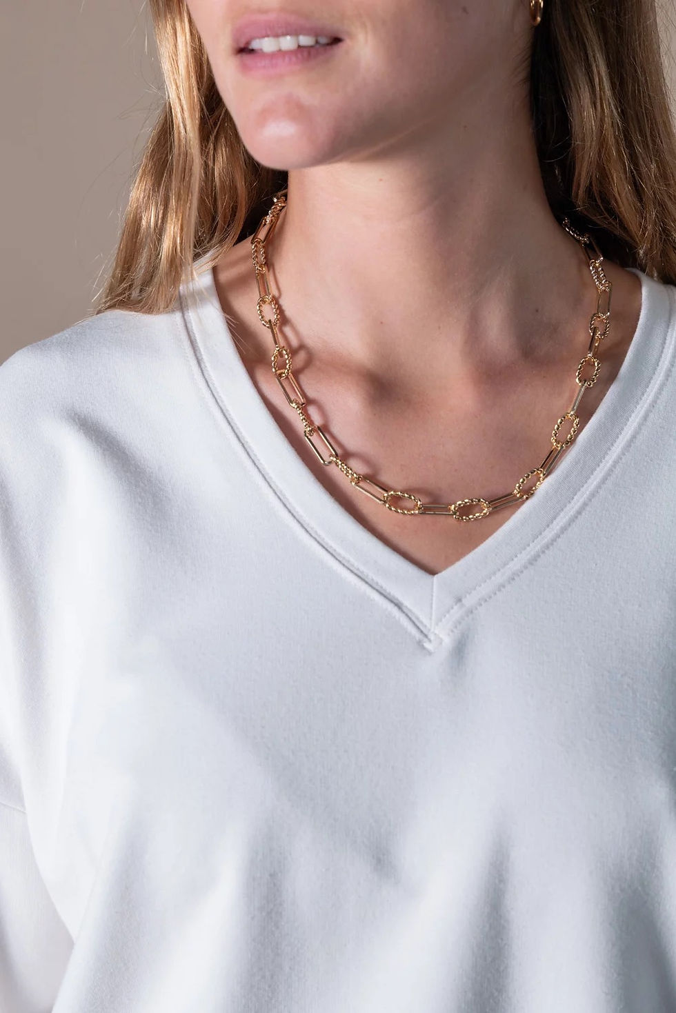 Miniature : ANONYM - SWEAT-SHIRT ADELE - IVOIRE