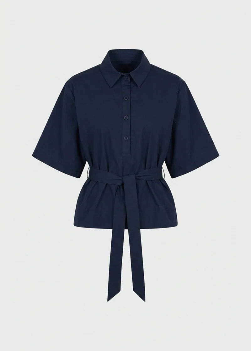 Miniature : HUMILITY - CHEMISE LIMA NAVY