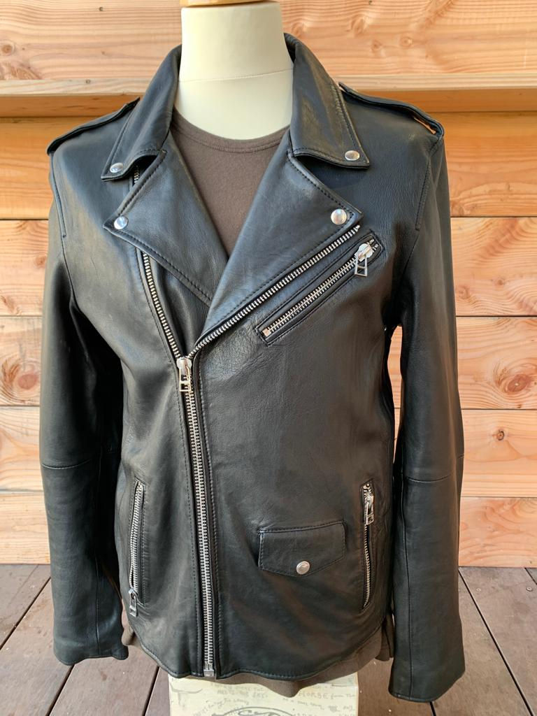 Miniature : GOOSECRAFT - PERFECTO CUIR NOIR