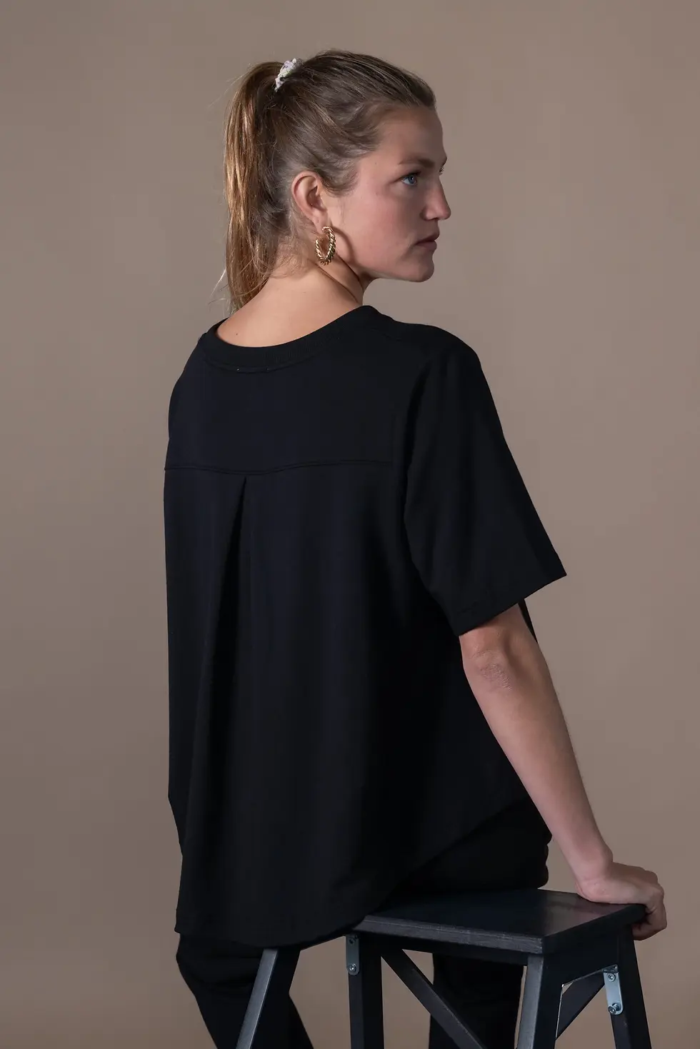 Miniature : ANONYM - SWEAT-SHIRT MARGAUX - NOIR