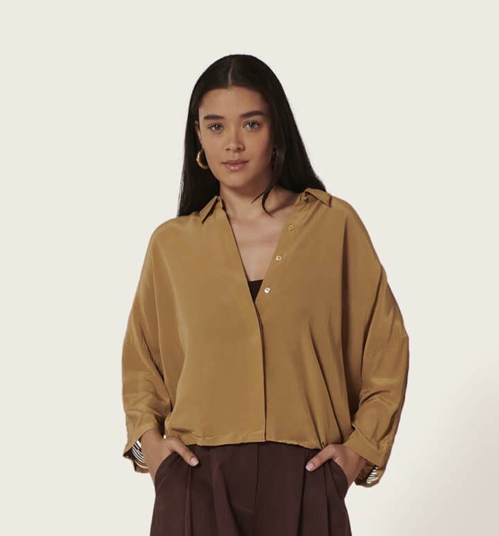 KARMA KOMA - CHEMISE CLARA - TABAC