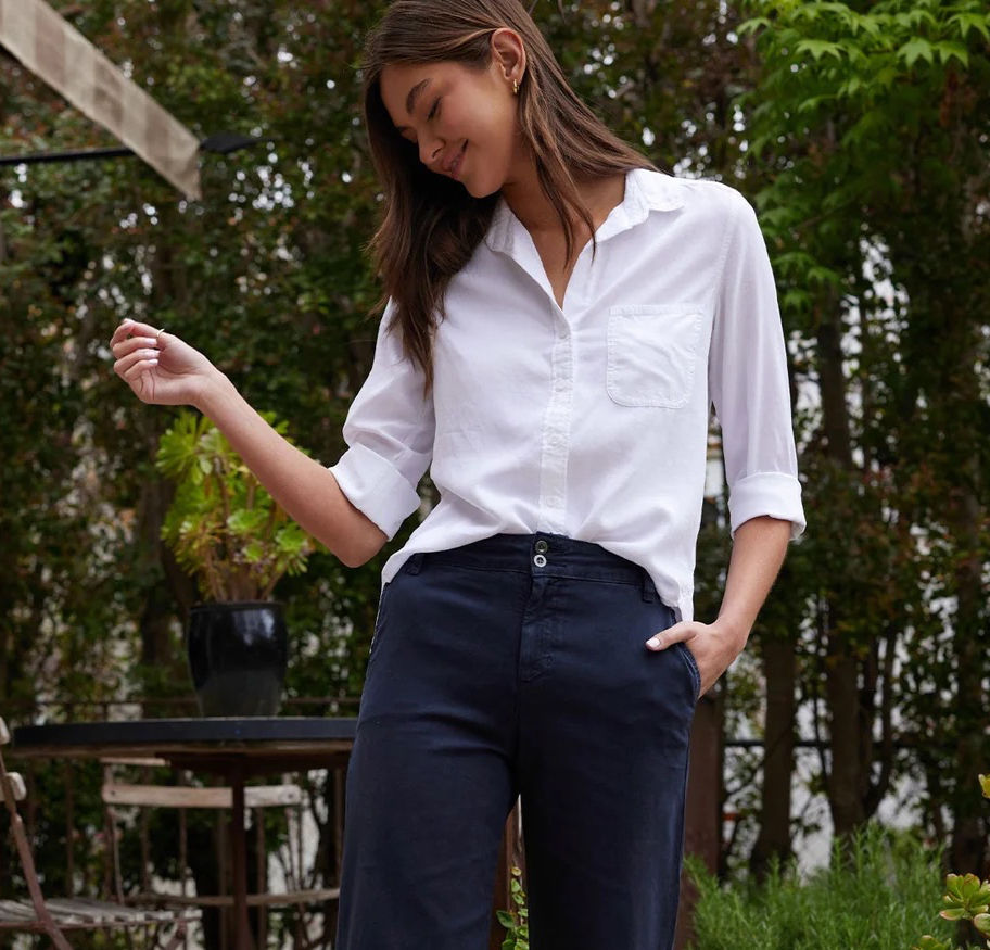Miniature : BELLA DAHL - CHEMISE TAIL BOTTON DOWN - White