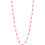 Miniature : GIGI CLOZEAU - COLLIER OR ROSE 42CM PERLES RESINE - ROSE FLUO