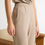 Miniature : MAJESTIC -PANTALON BEIGE EN VISCOSE ELASTHANNE