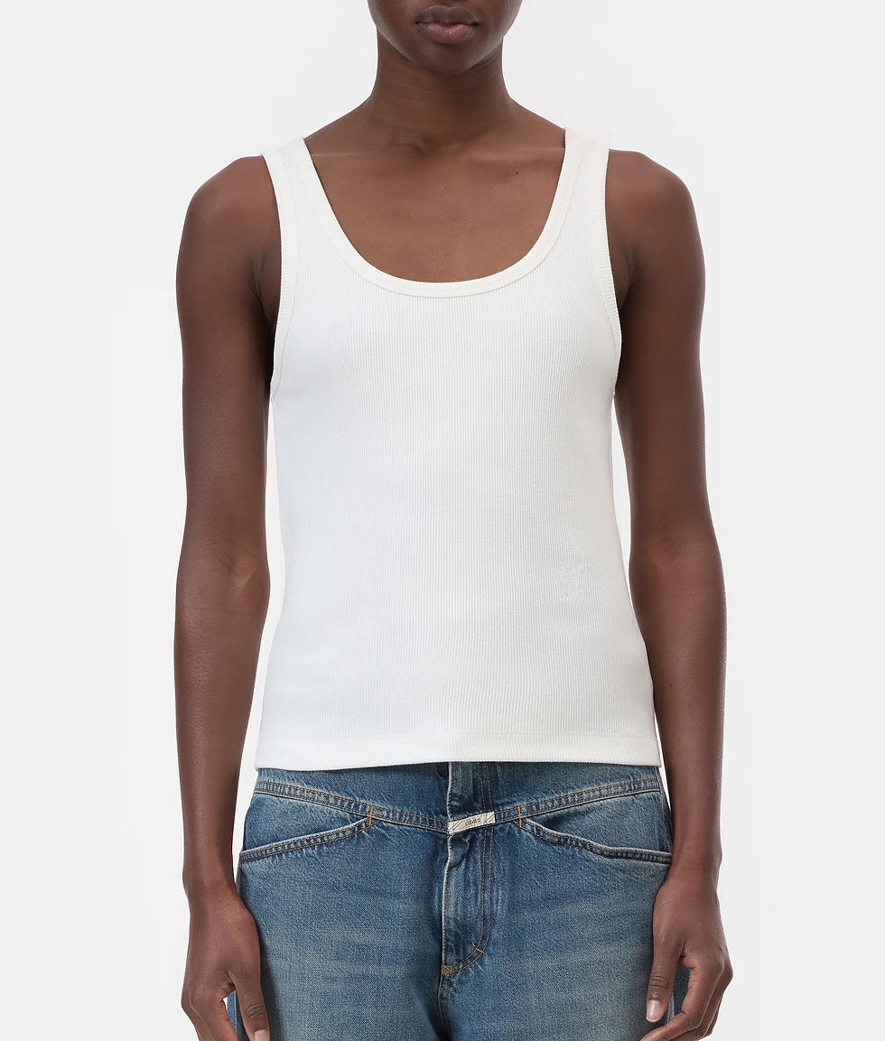 Miniature : CLOSED - DEBARDEUR EN COTON ELASTANE - BLANC