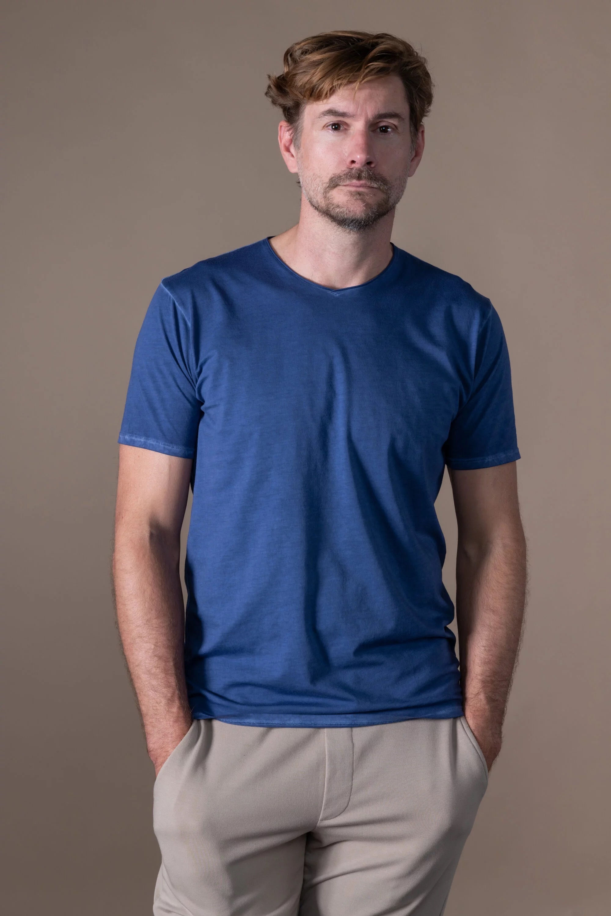 ANONYM - TSHIRT MILOW - Cobalt