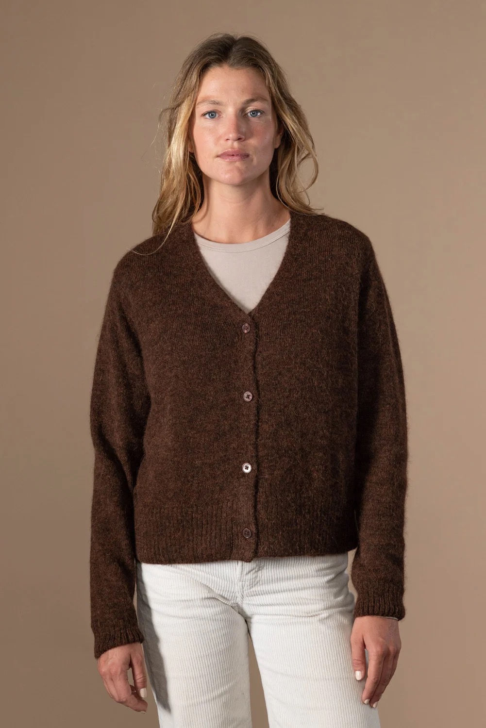 ANONYM - CARDIGAN TERESA - HAVANA