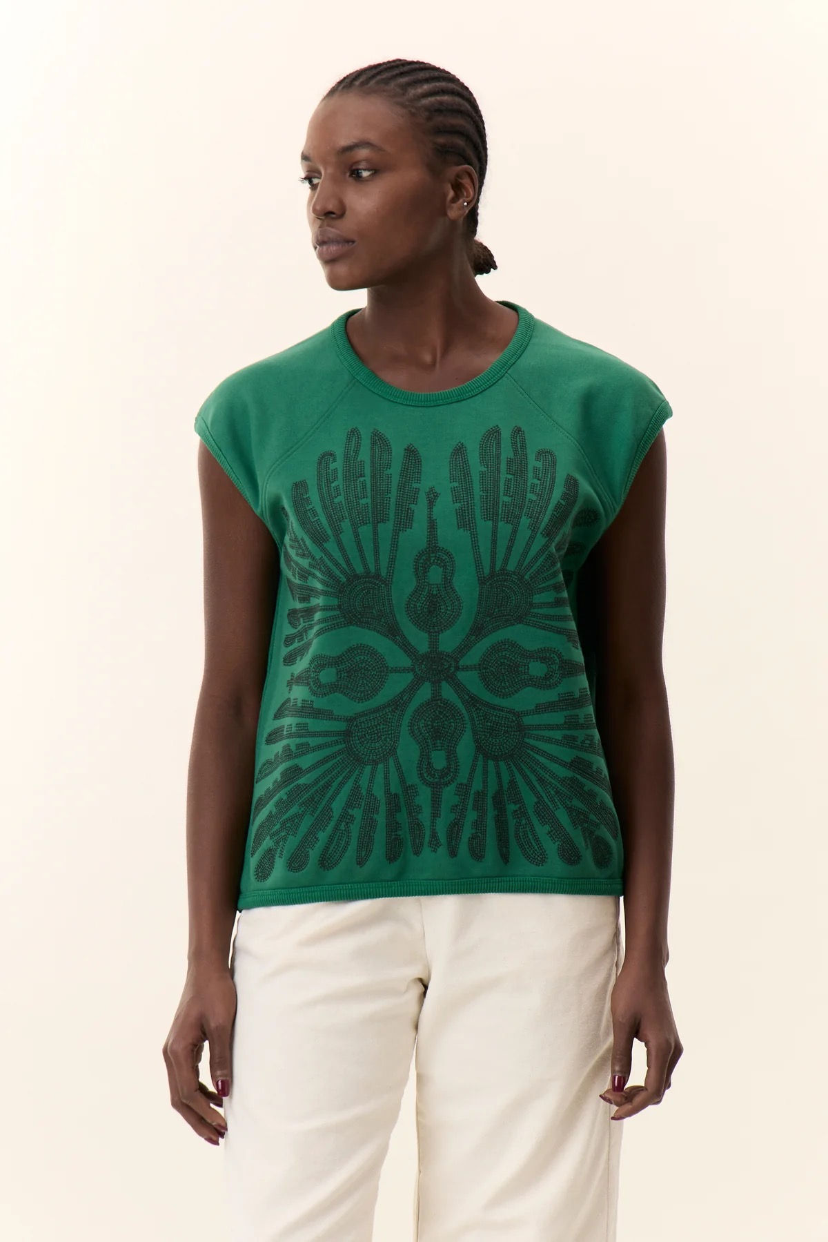 LEON&HARPER - SWEAT SIROP GUITAR VERT