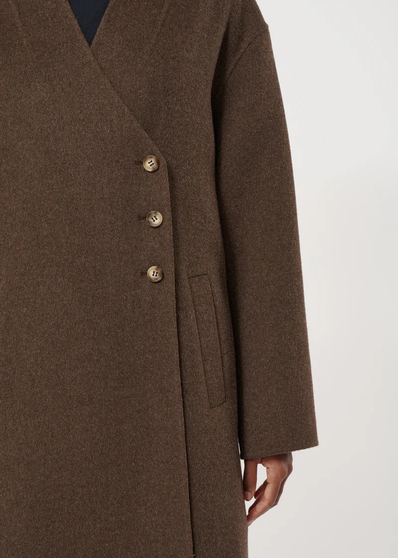 Miniature : HUMILITY - MANTEAU KOMICHI CHOCOLAT