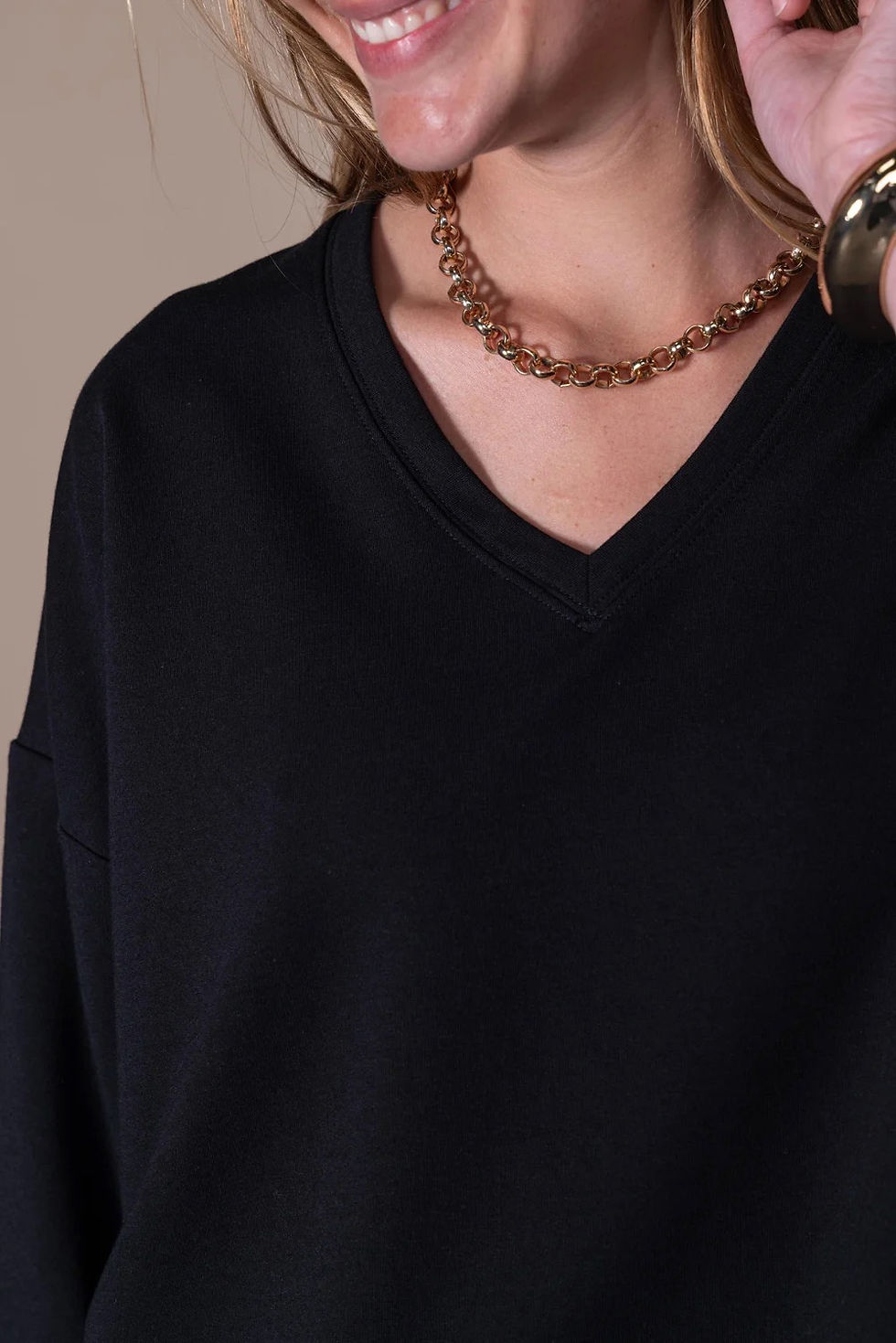 Miniature : ANONYM - SWEAT-SHIRT ADELE - NOIR