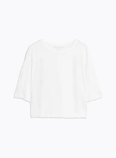 Miniature : MAJESTIC - TSHIRT COL BATEAU MANCHES COURTES - BLANC